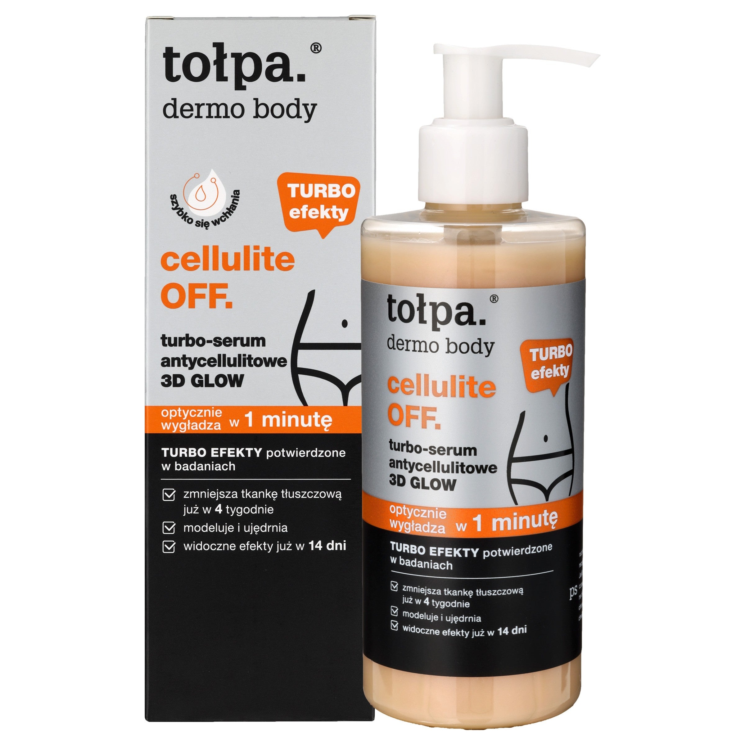 TOŁPA Dermo Body Cellulite Off Turbo anti-cellulite serum 3D Glow 250 ml | Vaistine1.lt | WestPharmacy.eu