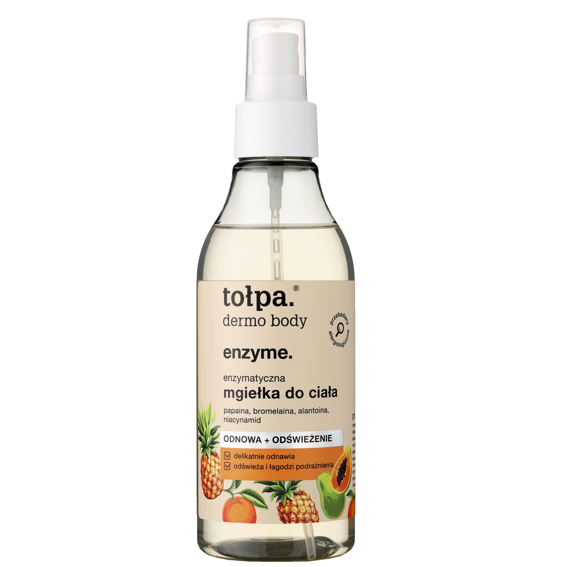 TOŁPA Dermo Body Enzyme Enzyme body mist 195 ml | Vaistine1.lt | WestPharmacy.eu