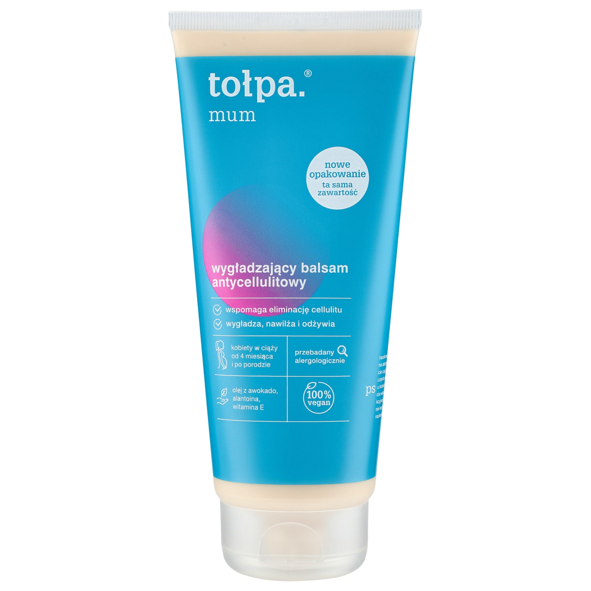 TOŁPA Mum Anti-cellulite smoothing balm 200 ml | Vaistine1.lt | WestPharmacy.eu