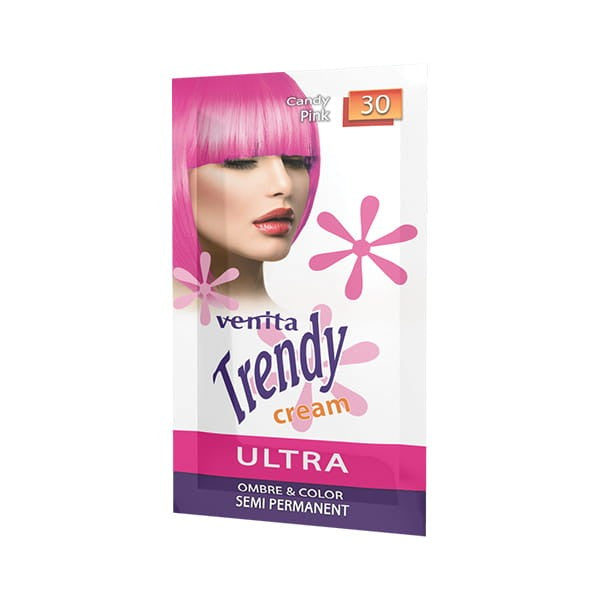 VENITA Trendy Cream Ultra Hair Coloring Cream 30 Candy Pink 35 g | Vaistine1.lt | WestPharmacy.eu