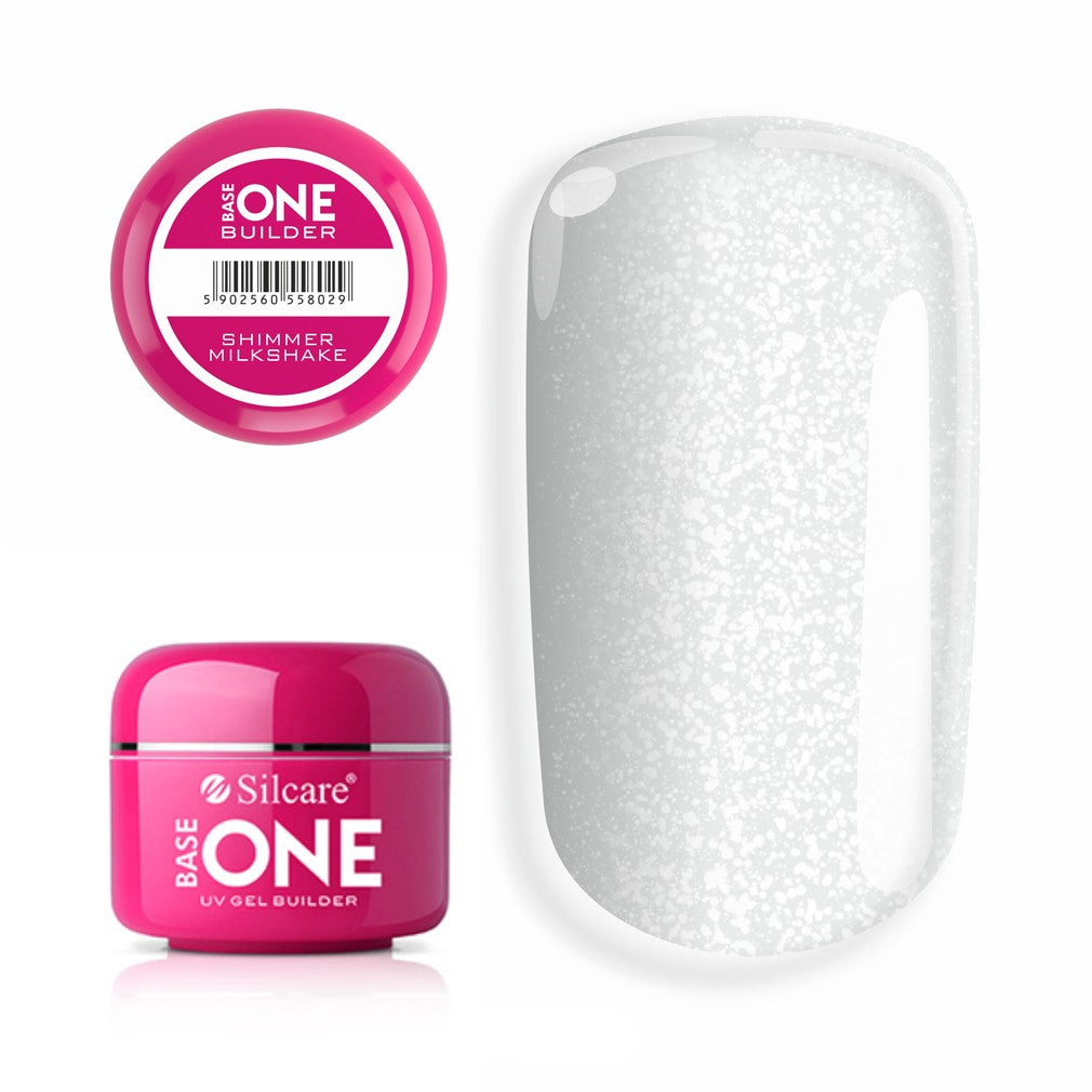 Silcare Base One UV Gel Building Gel Shimmer Milkshake 50g | Vaistine1.lt | WestPharmacy.eu