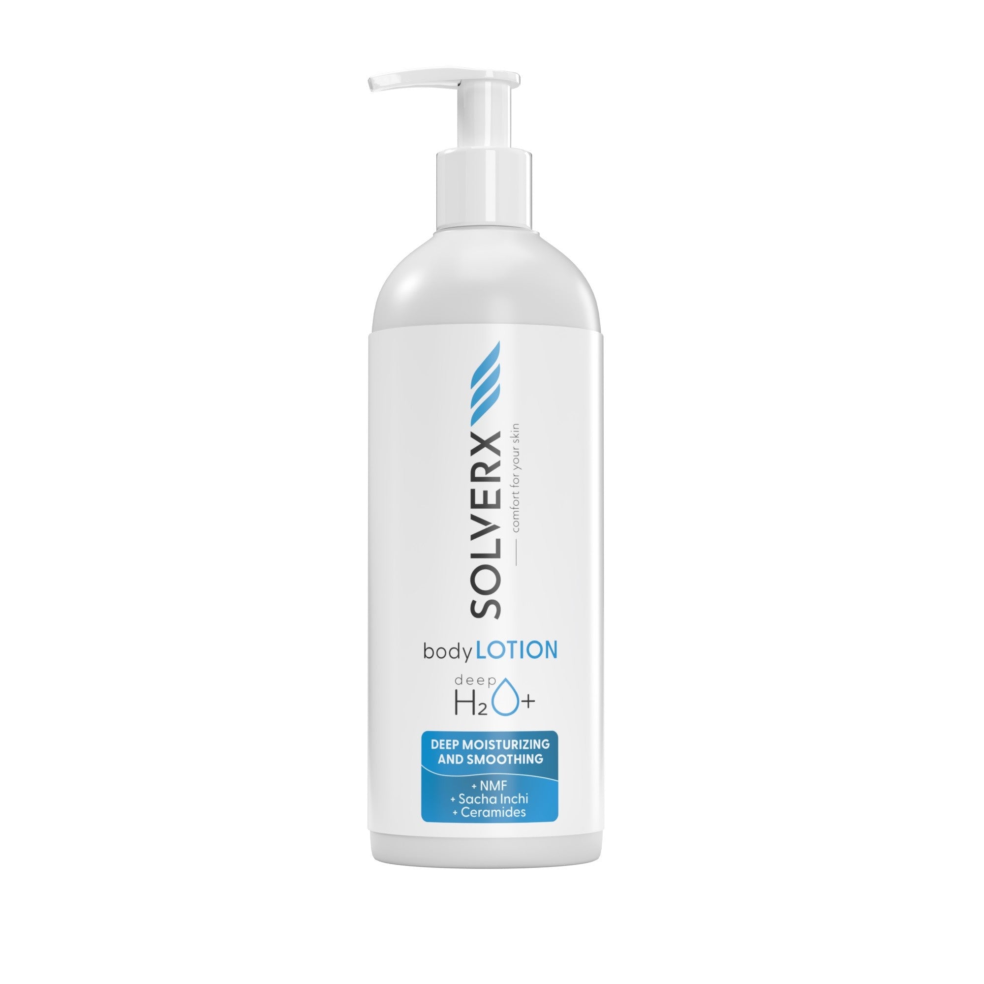 SOLVERX Deep H2O+ Deeply moisturizing body lotion - dry and dehydrated skin 400 ml | Vaistine1.lt | WestPharmacy.eu