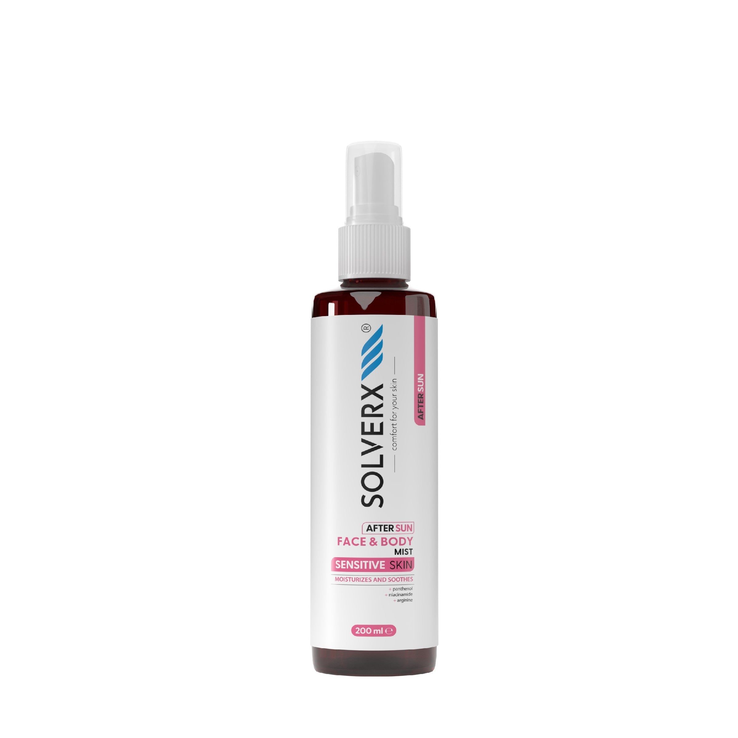 SOLVERX Sensitive Skin Soothing Mist after Sun for face and body 200 ml | Vaistine1.lt | WestPharmacy.eu