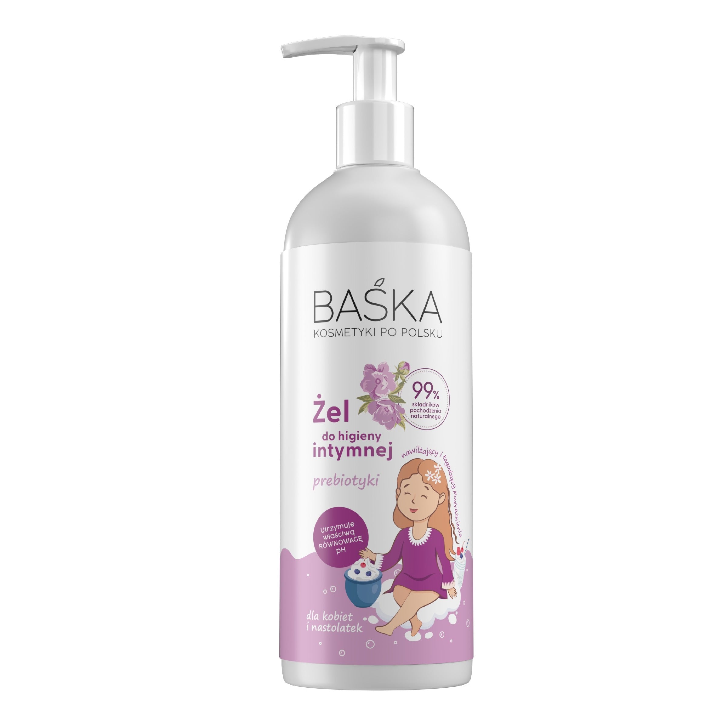 BAŚKA Intimate Hygiene Gel - Prebiotics 400 ml | Vaistine1.lt | WestPharmacy.eu