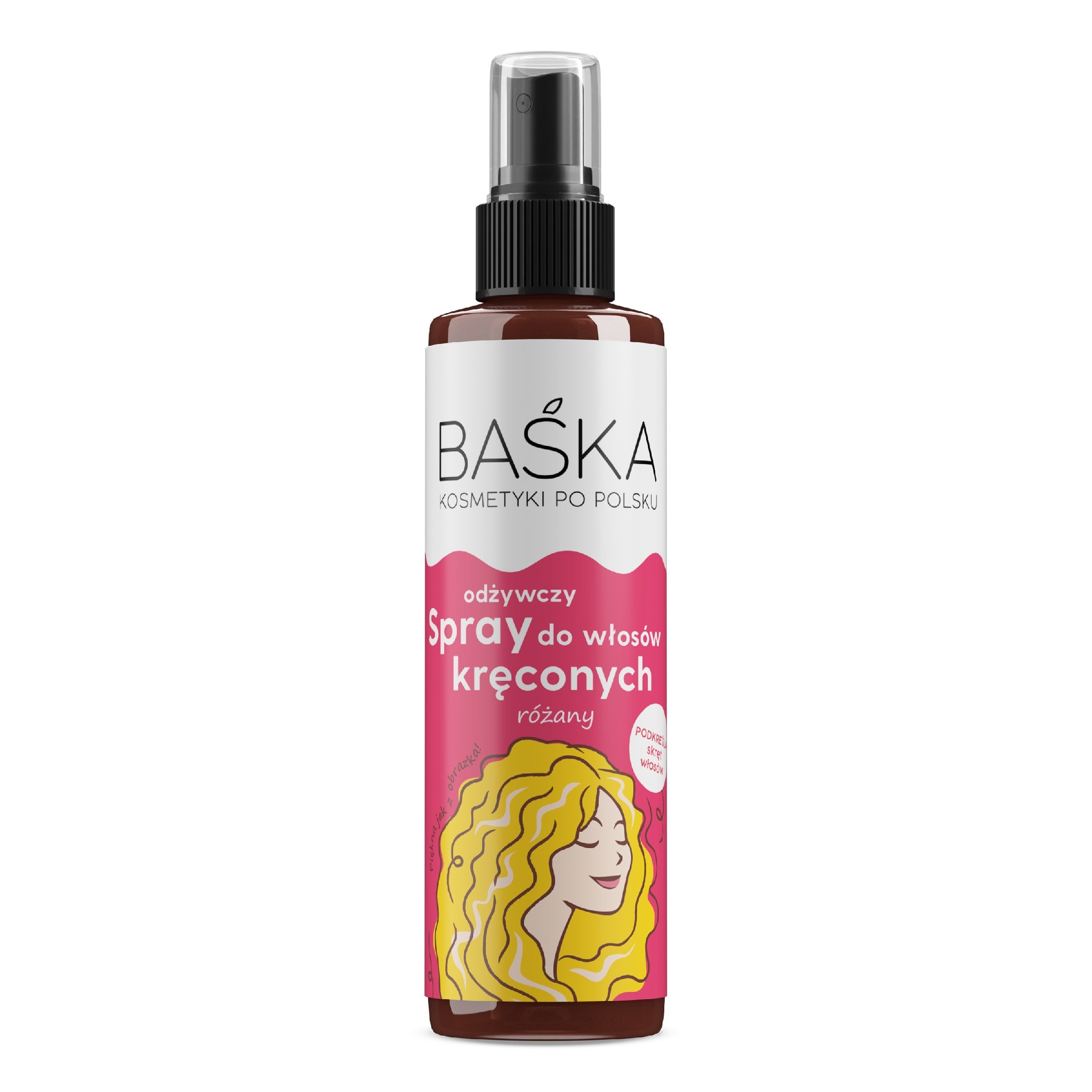 BAŚKA Nourishing Spray for Curly Hair - Rose 200 ml | Vaistine1.lt | WestPharmacy.eu