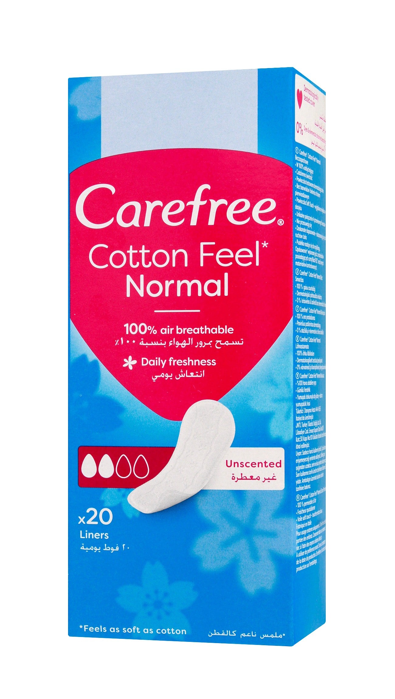 JOHN CAREFREE COTTON UNSCENTED 20szt | Vaistine1.lt | WestPharmacy.eu