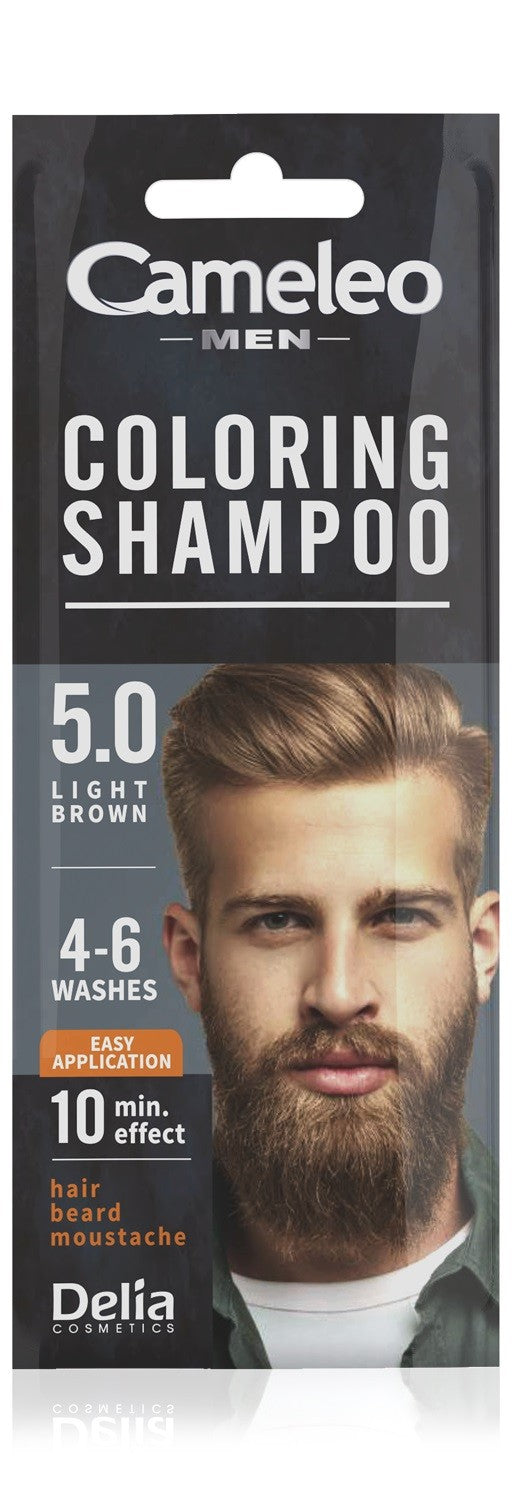 DELIA CAMELEO MEN Shampoo col. 5.0 LIGHT BROWN sachet | Vaistine1.lt | WestPharmacy.eu