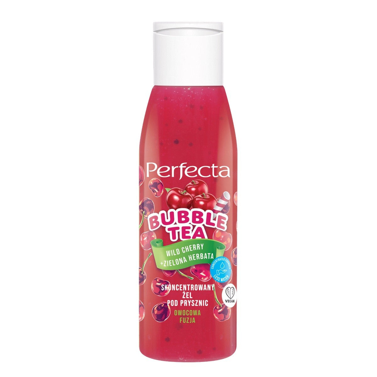 PERFECTA Bubble Tea Shower Gel Wild Cherry Mini | Vaistine1.lt | WestPharmacy.eu