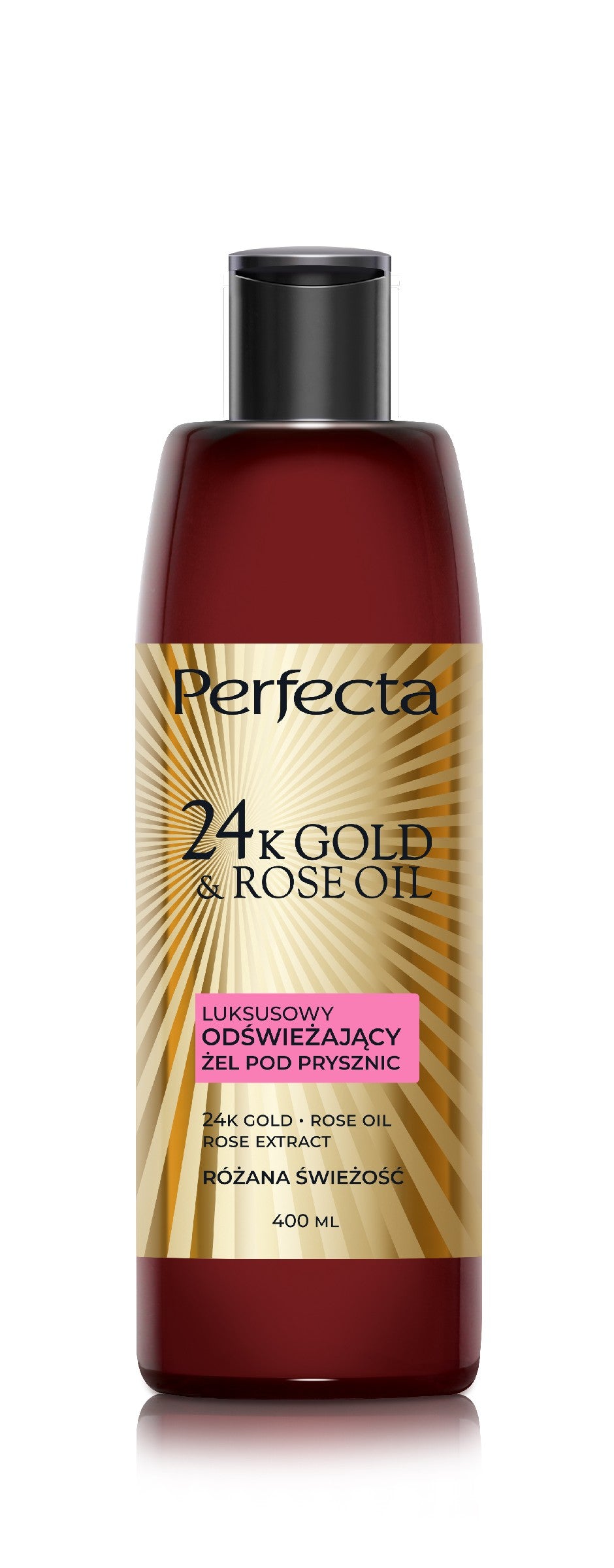 PERFECTA 24K Gold&Rose Oil Luxury refreshing shower gel 400 ml | Vaistine1.lt | WestPharmacy.eu