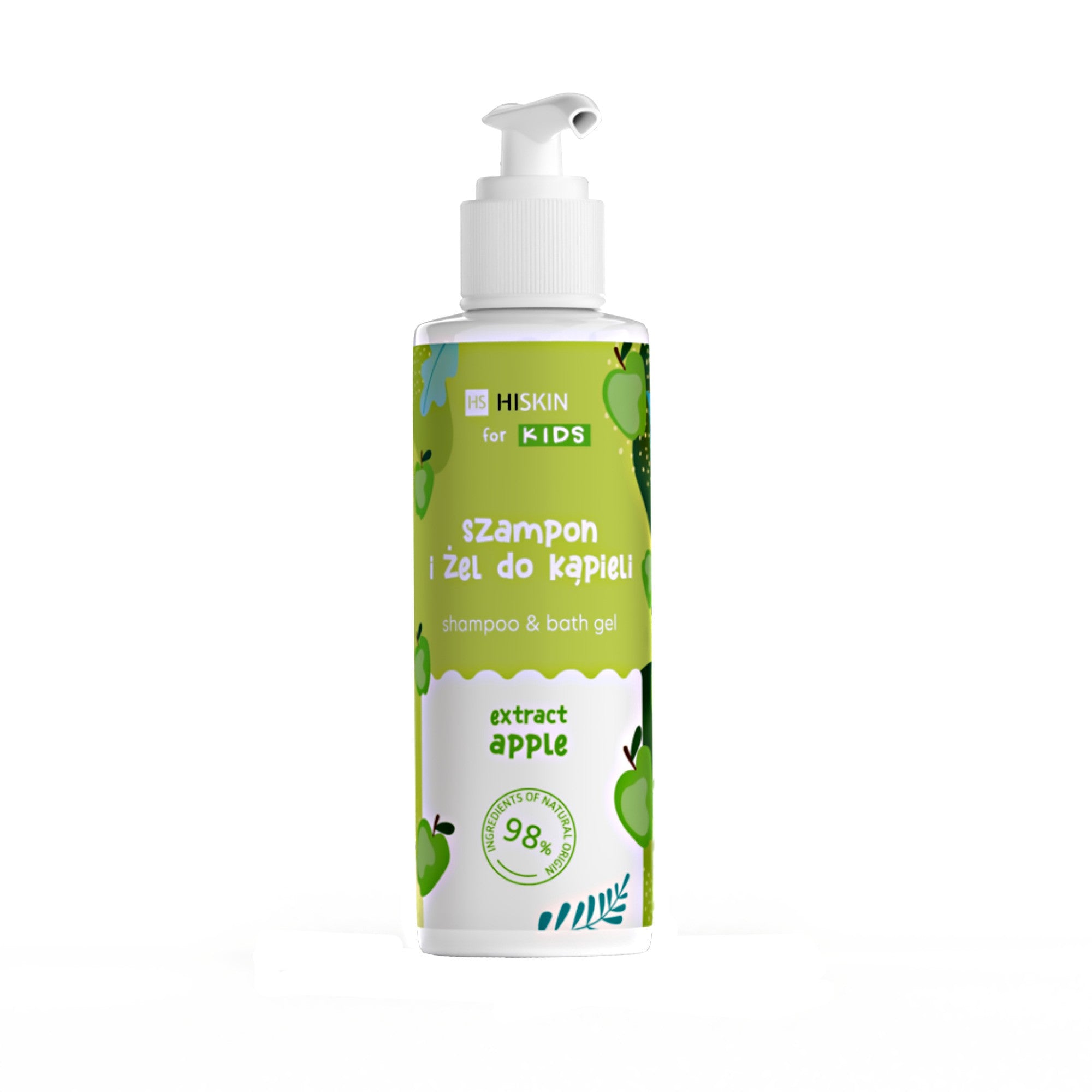 HISKIN for Kids 2-in-1 Shampoo and Bath Gel - Apple Extract 280 ml | Vaistine1.lt | WestPharmacy.eu