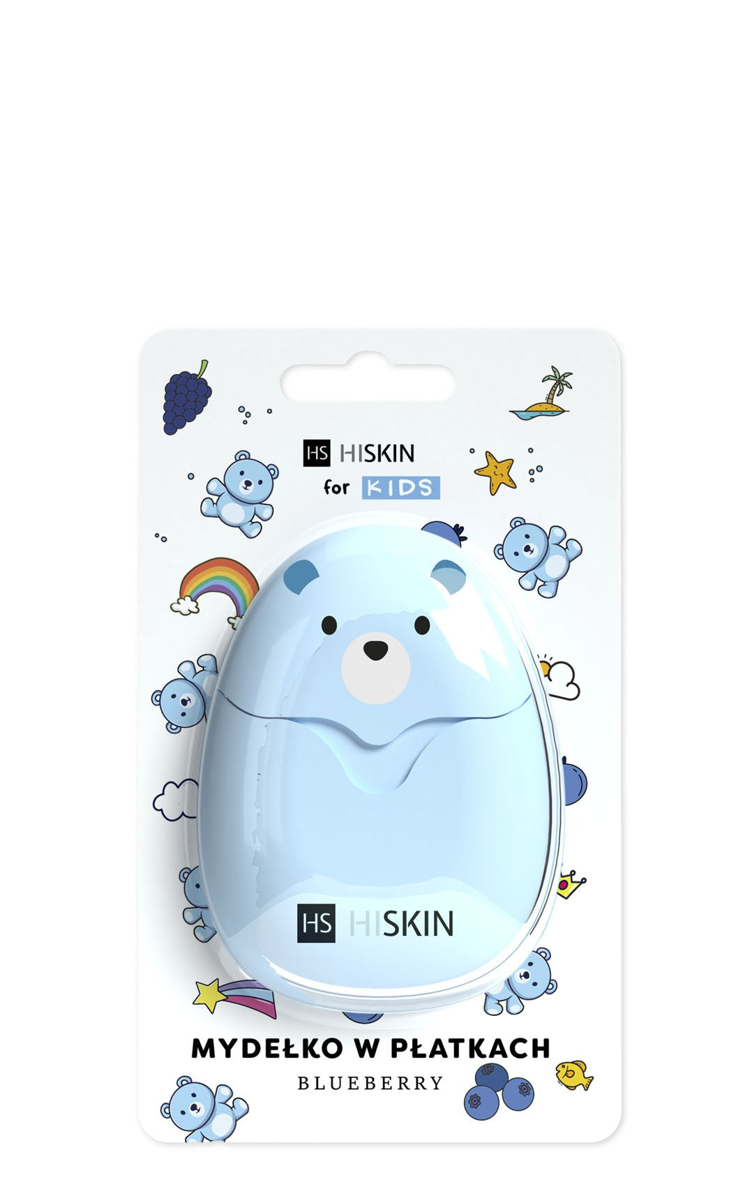 HISKIN for Kids Blueberry Flake Soap 1 pack - 50 pcs | Vaistine1.lt | WestPharmacy.eu