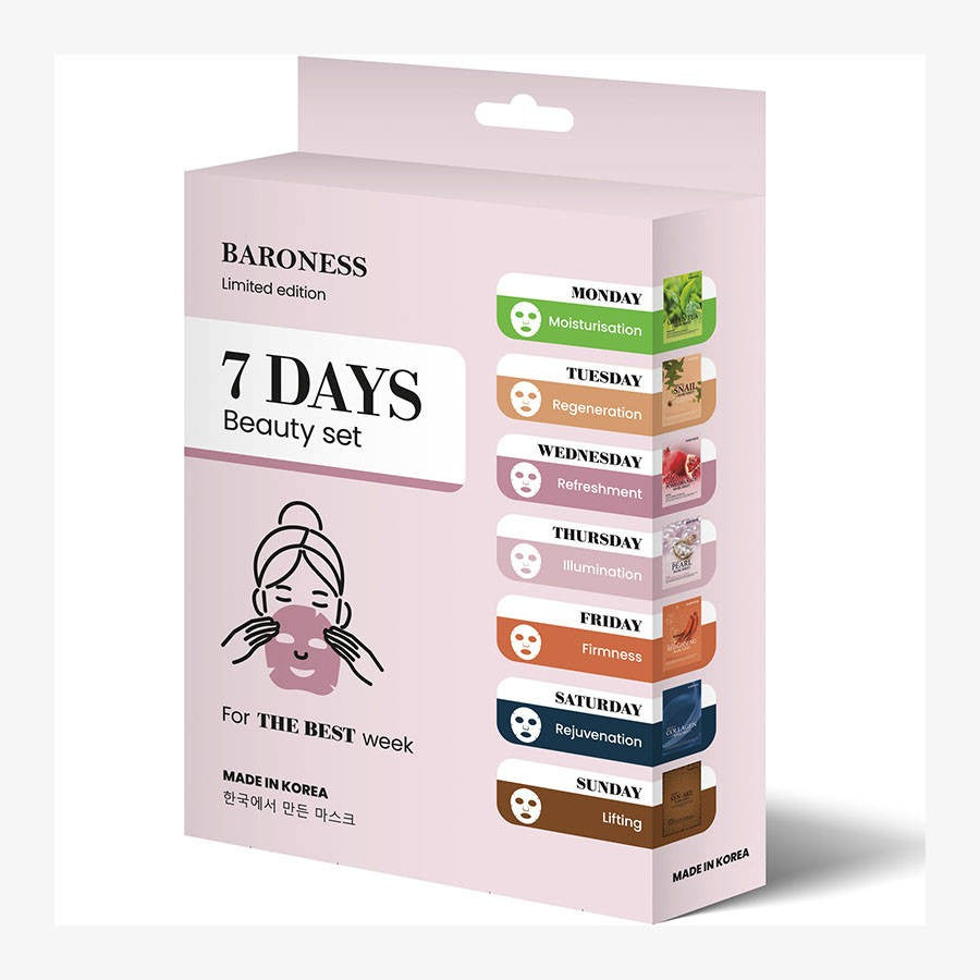 BARONESS 7 Days Beauty Set A set of face masks | Vaistine1.lt | WestPharmacy.eu