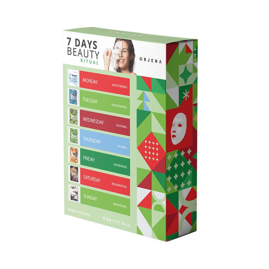 ORJENA 7 Days Beauty Ritual Set of face masks | Vaistine1.lt | WestPharmacy.eu