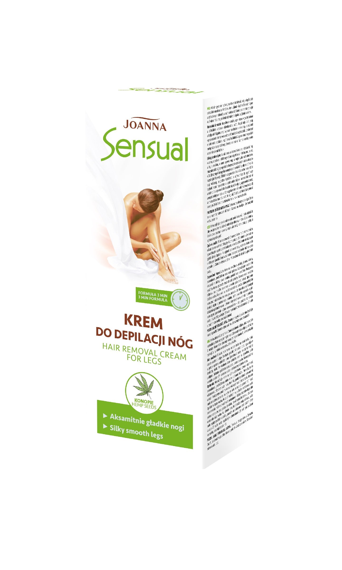 JOANNA Sensual Leg Depilatory Cream - Hemp 100 g | Vaistine1.lt | WestPharmacy.eu