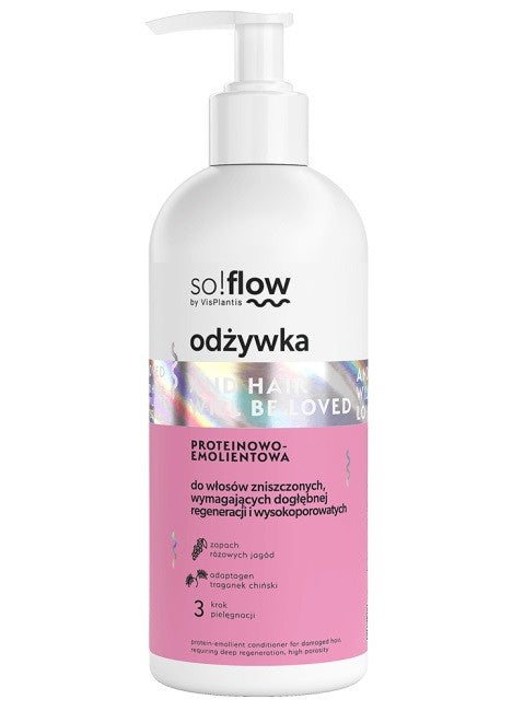 SO!FLOW Protein and emollient hair conditioner for damaged hair in need of regeneration | Vaistine1.lt | WestPharmacy.eu
