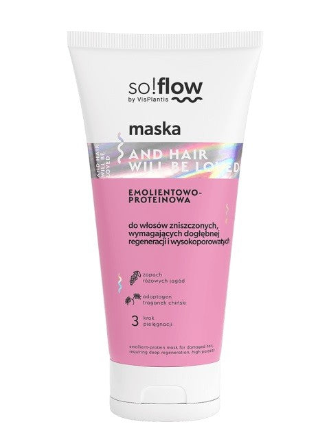 SO!FLOW Emollient and protein mask for damaged hair in need of regeneration | Vaistine1.lt | WestPharmacy.eu