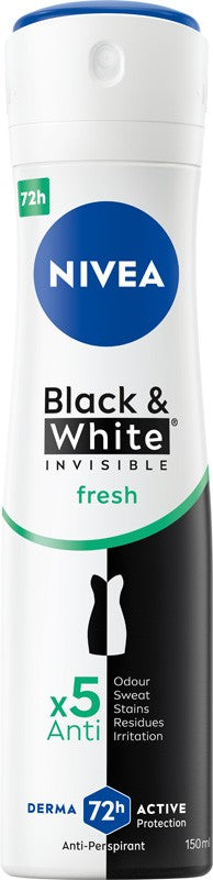 NIVEA Women's Deodorant Spray INVISIBLE FRESH 88674 | Vaistine1.lt | WestPharmacy.eu