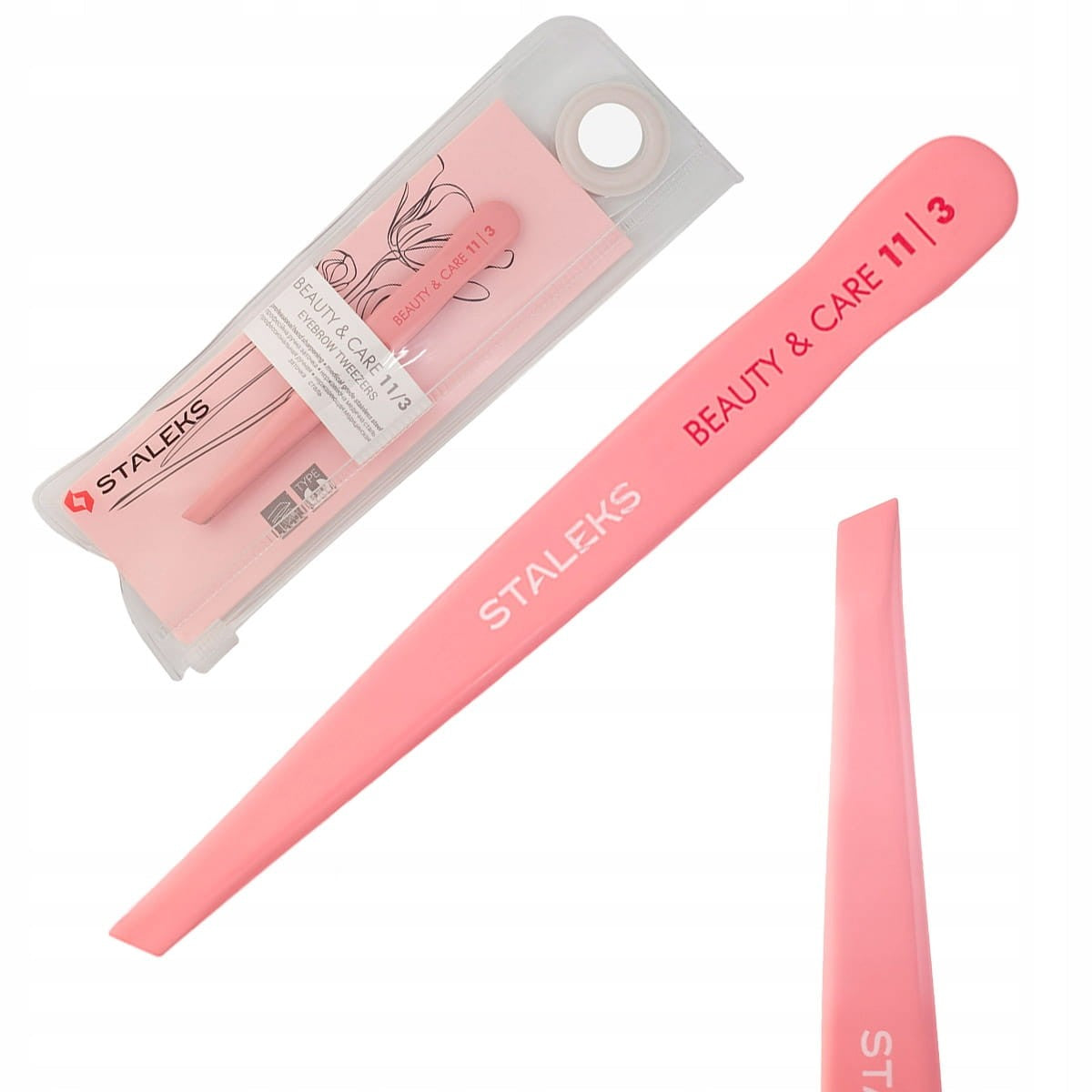 STALEKS Beauty & Care Eyebrow tweezers 11 TBC-11/3 slanted | Vaistine1.lt | WestPharmacy.eu