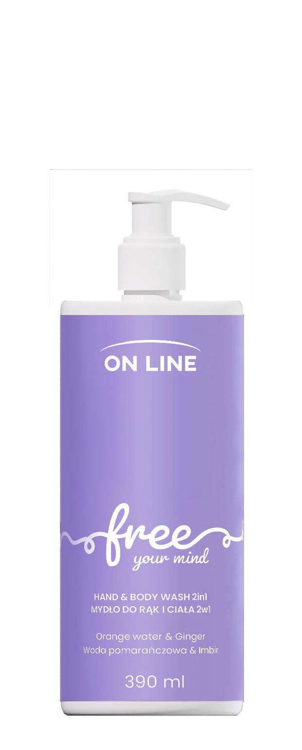 ON LINE Emotions Hand and Body Soap 2in1 Free 390 ml | Vaistine1.lt | WestPharmacy.eu