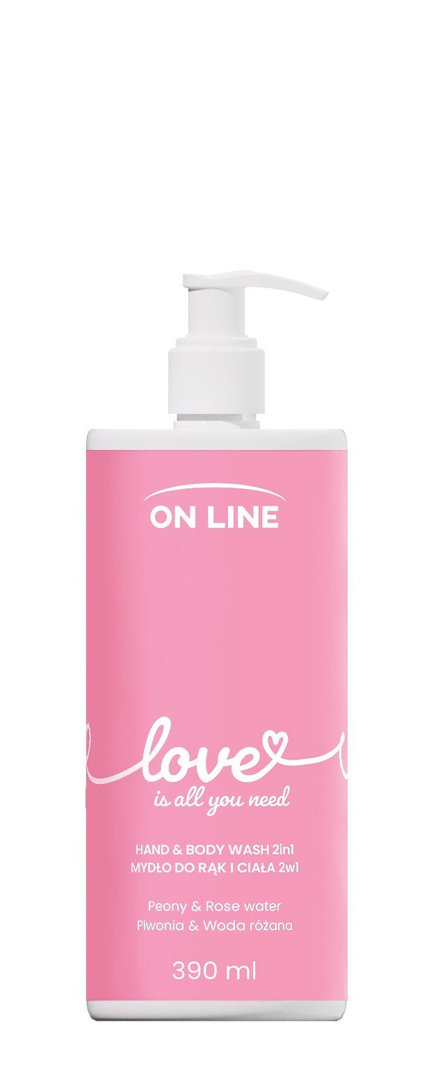 ON LINE Emotions Hand and Body Soap 2in1 Love 390 ml | Vaistine1.lt | WestPharmacy.eu