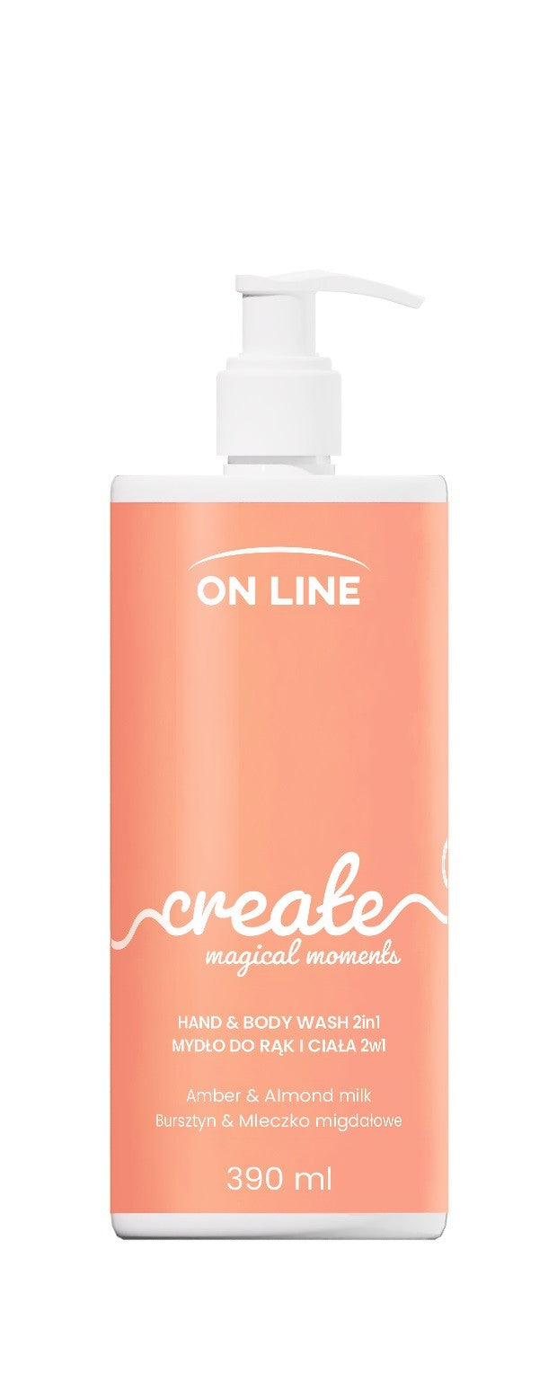 ON LINE Emotions Hand and Body Soap 2in1 Creat 390 ml | Vaistine1.lt | WestPharmacy.eu