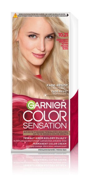 GARNIER Color Sensation Coloring Cream No. 10.21 - Silky Pearl Blonde 1pc. | Vaistine1.lt | WestPharmacy.eu