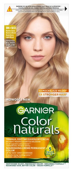 GARNIER Color Naturals Hair Color No. 9N (9.13) - Very Light Beige Blonde 1pc. | Vaistine1.lt | WestPharmacy.eu