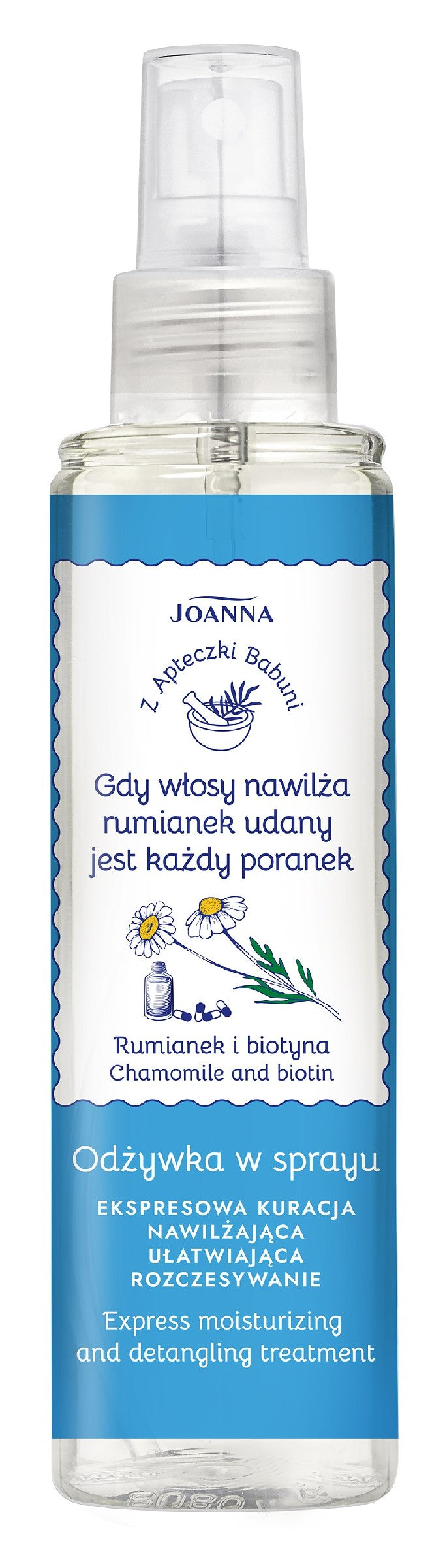 JOANNA From Grandma's Pharmacy Hair Conditioner Spray - Chamomile and Biotin 150 ml | Vaistine1.lt | WestPharmacy.eu