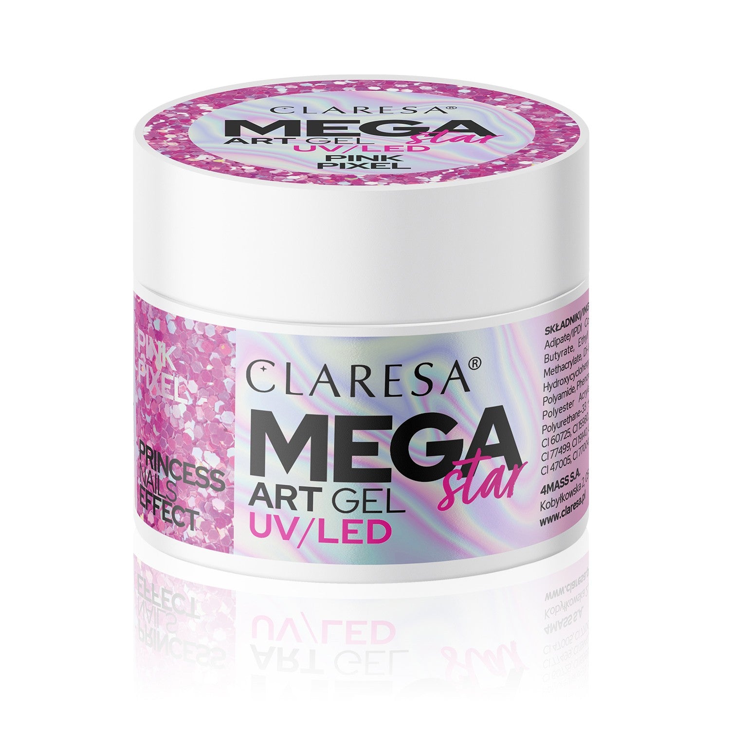 CLARESA N Decorating gel - Megastar Pink Pixel 10 g | Vaistine1.lt | WestPharmacy.eu