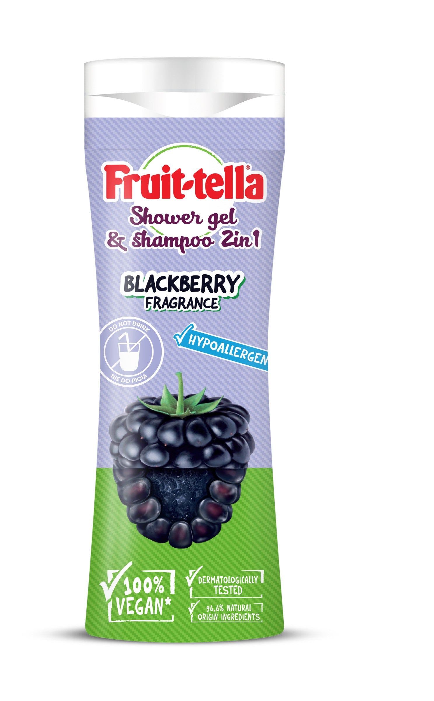 FRUIT-TELLA Shower gel and shampoo 2in1 Blackberry 300 ml | Vaistine1.lt | WestPharmacy.eu