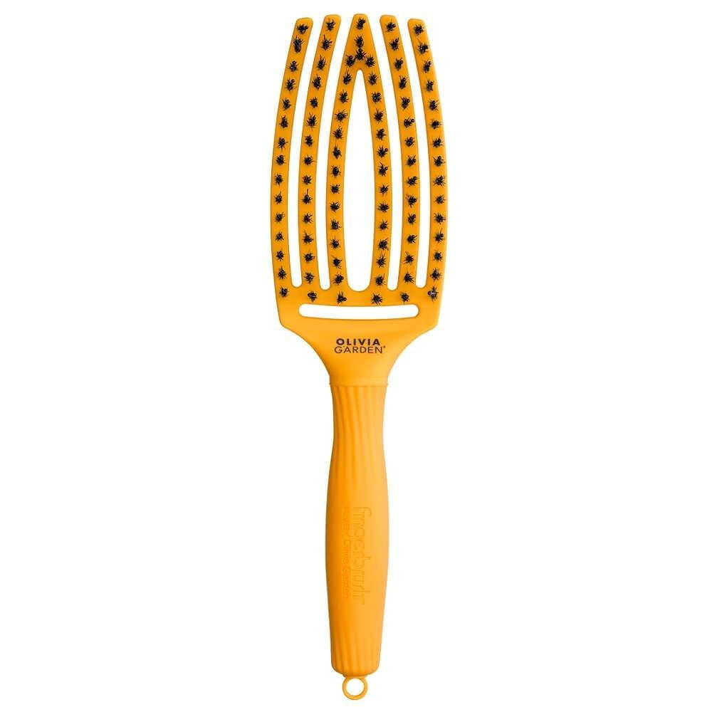 OLIVIA GARDEN Fingerbrush Hairbrush - Yellow Sunshine | Vaistine1.lt | WestPharmacy.eu