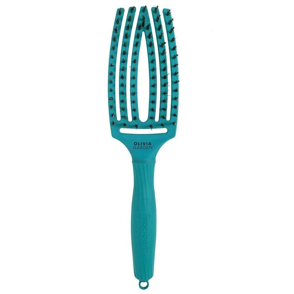 OLIVIA GARDEN Fingerbrush Hairbrush - Blue Lagoon | Vaistine1.lt | WestPharmacy.eu