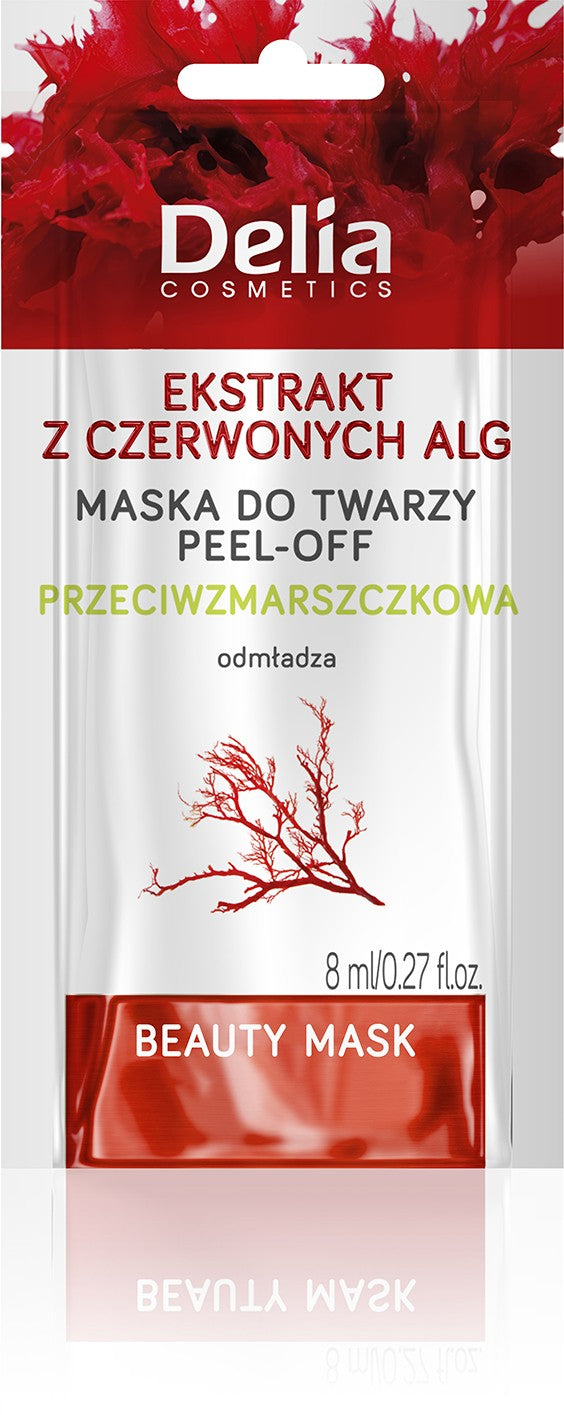 BEAUTY MASK - Face mask - RED ALGAE EXTRACT - PEEL OFF for wrinkles. euro pendant sachet 8ml | Vaistine1.lt | WestPharmacy.eu
