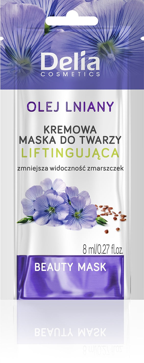 BEAUTY MASK - Face mask - LINSEED OIL - CREAM lifting. euro pendant sachet 8ml k72 | Vaistine1.lt | WestPharmacy.eu