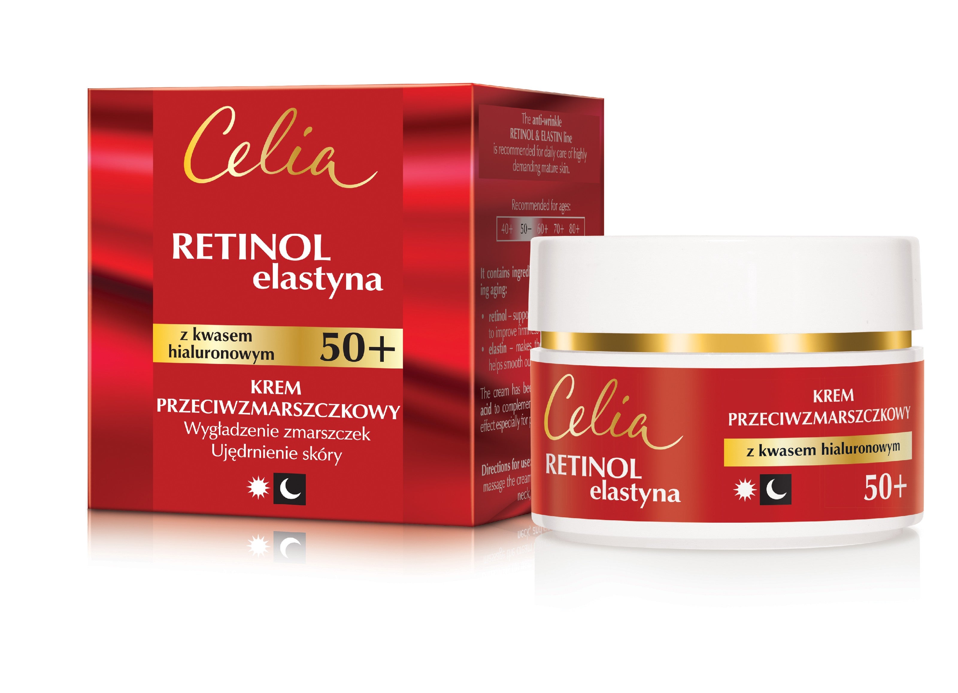 CELIA Retinol Elastin Anti-wrinkle Cream 50+ for day and night 50 ml | Vaistine1.lt | WestPharmacy.eu
