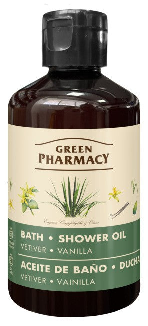 GREEN PHARMACY Bath and shower oil Vetiver and Vanilla 250 ml | Vaistine1.lt | WestPharmacy.eu