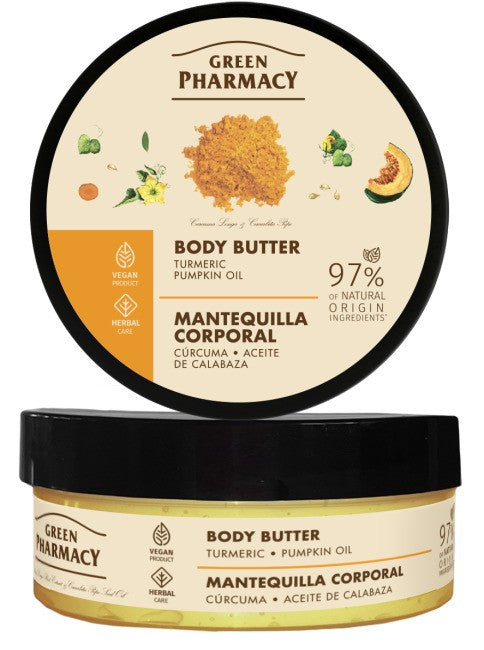GREEN PHARMACY Body butter Turmeric and pumpkin oil 200 ml | Vaistine1.lt | WestPharmacy.eu