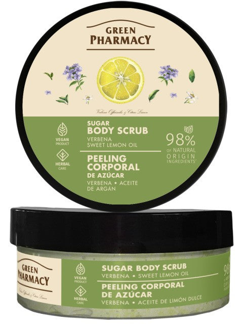 GREEN PHARMACY Multi Sugar-salt body peeling Verbena + Sweet oil 200 ml | Vaistine1.lt | WestPharmacy.eu