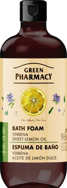 GREEN PHARMACY Verbena bath foam + Sweet lemon oil 500 ml | Vaistine1.lt | WestPharmacy.eu