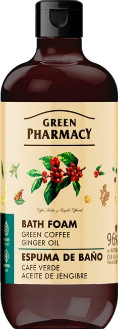 GREEN PHARMACY Bath foam Green coffee + Ginger oil 500 ml | Vaistine1.lt | WestPharmacy.eu