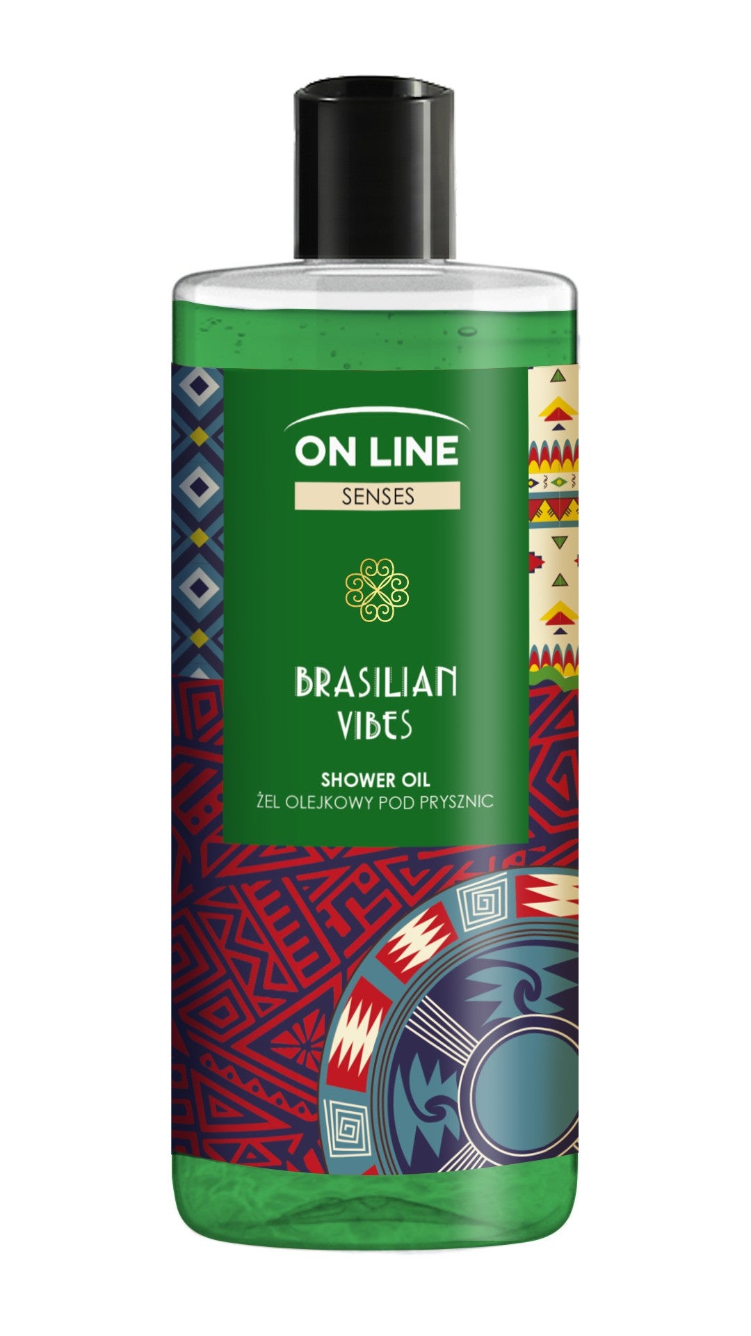 ON LINE Senses Shower Gel - Brazilian Vibes 500 ml | Vaistine1.lt | WestPharmacy.eu