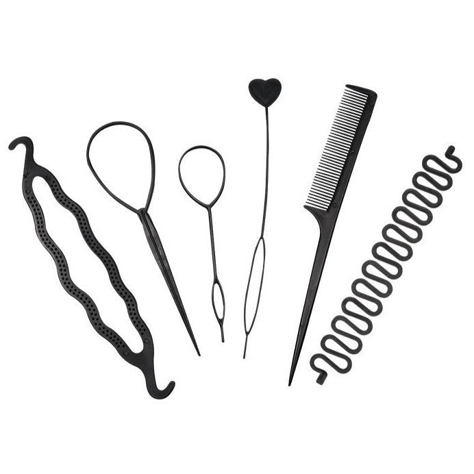 ECARLA Hair styling accessories 6in1 (AK05) 1 pack - 6 pcs | Vaistine1.lt | WestPharmacy.eu