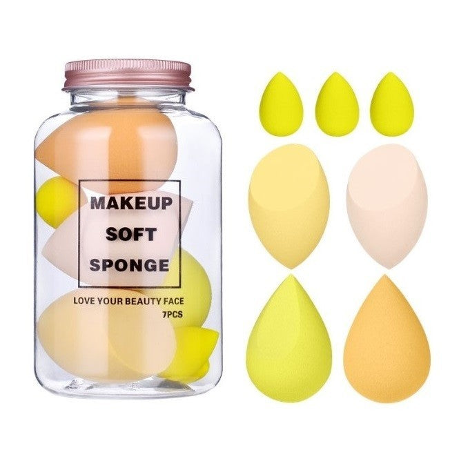 ECARLA Set of Rose Cream Duo makeup sponges (GBO6ZO) 1 pack - 7 pcs. | Vaistine1.lt | WestPharmacy.eu