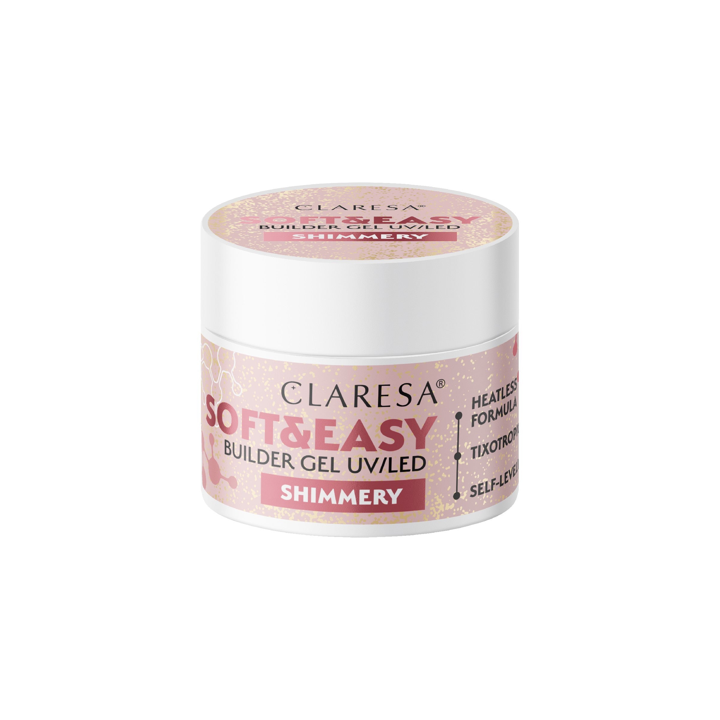 CLARESA Soft&Easy Builder Shimmery Nail Building Gel 45 g | Vaistine1.lt | WestPharmacy.eu