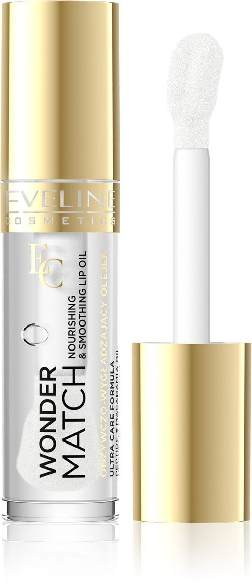 EVELINE Wonder Match Nourishing Smoothing Lip Oil No. 01-Clear 5 ml | Vaistine1.lt | WestPharmacy.eu