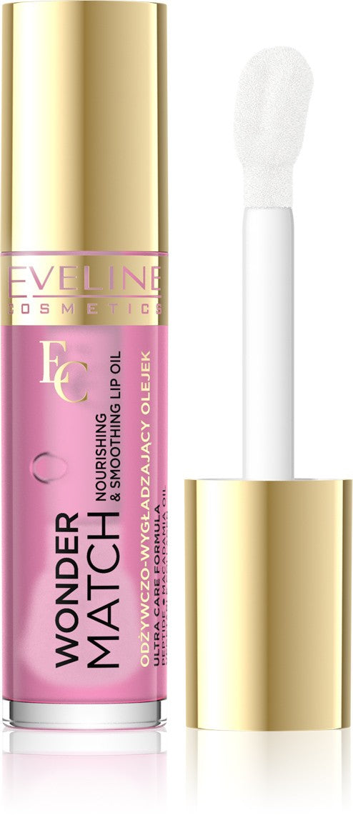 EVELINE Wonder Match Nourishing Smoothing Lip Oil No. 02-Delicate Rose 5 ml | Vaistine1.lt | WestPharmacy.eu