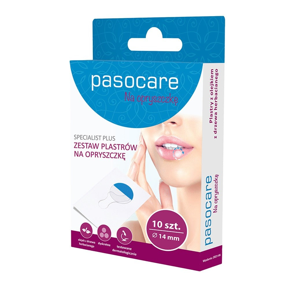 PASOCARE Specialist Plus Set of Herpes Patches 14mm 1 pack - 10 pcs | Vaistine1.lt | WestPharmacy.eu