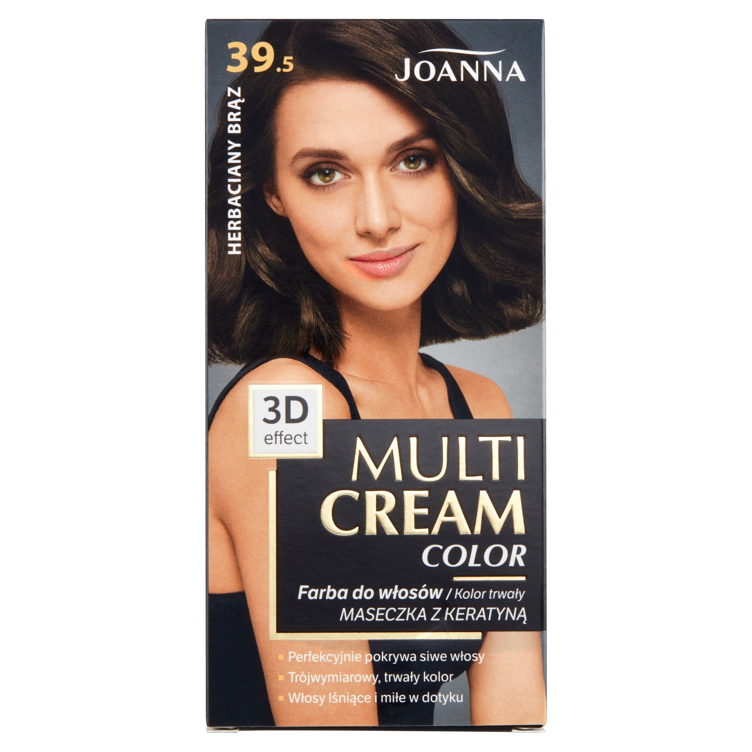 JOANNA Multi Cream Color Hair Dye No. 39.5 Herbal Brown. | Vaistine1.lt | WestPharmacy.eu