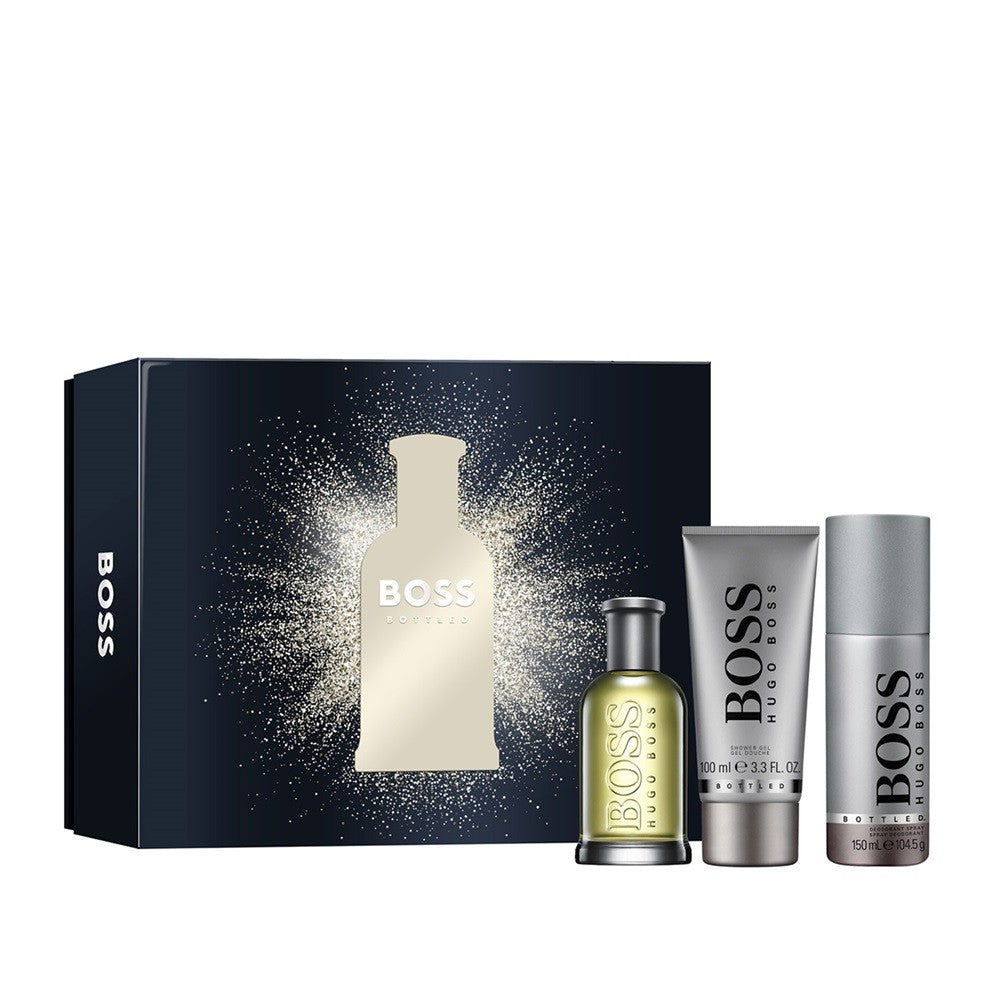 HUGO BOSS Bottled gift set (eau de toilette 100ml + shower gel 100ml + deodorant spray 150ml) | Vaistine1.lt | WestPharmacy.eu