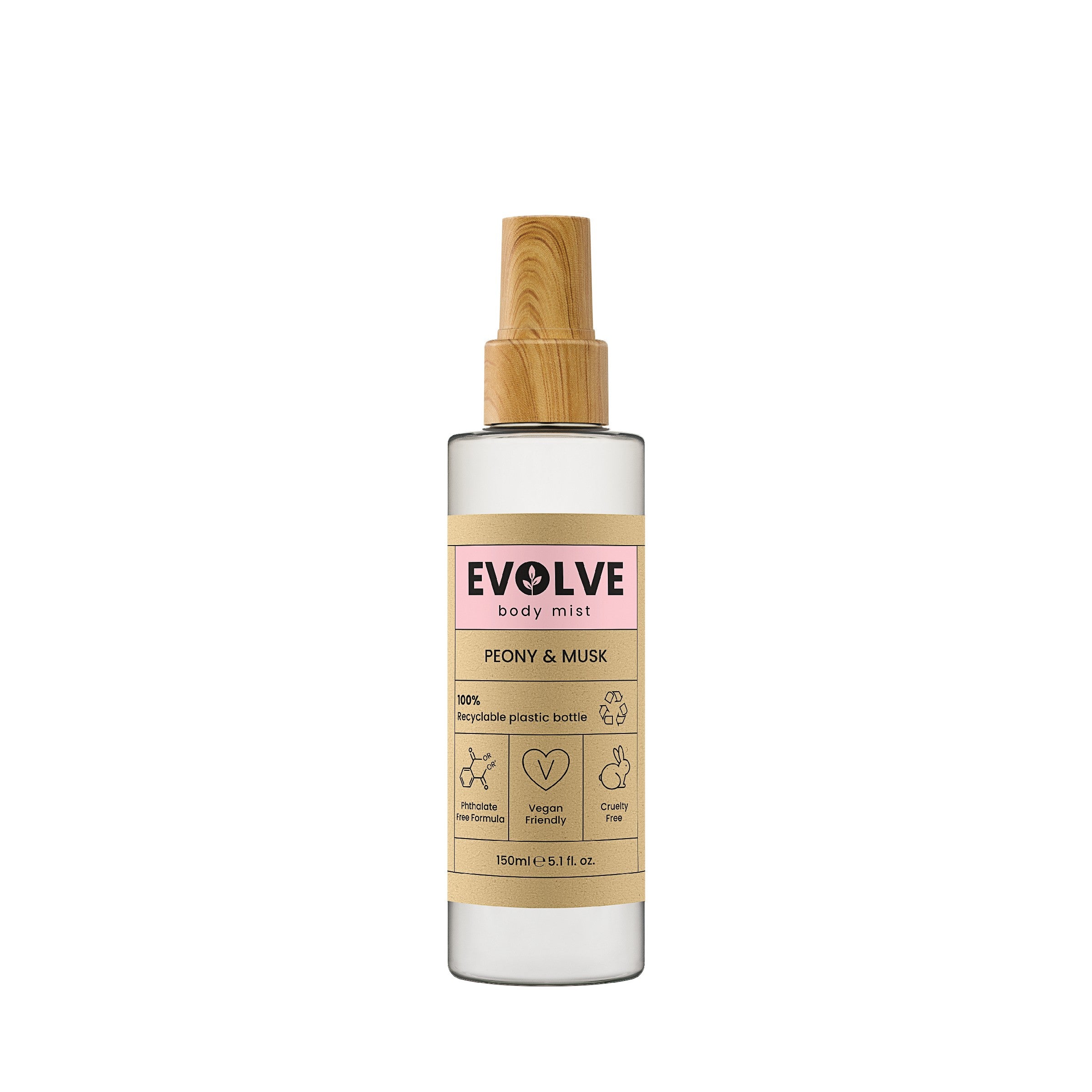 EVOLVE Peony & Musk Body Mist 150 ml | Vaistine1.lt | WestPharmacy.eu